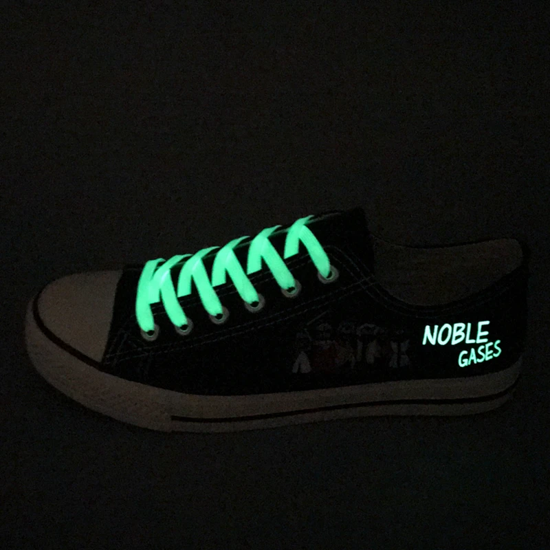 E-LOV diseño único ciencia elemento impreso zapatos de lona Tenis pisos Funny Words Graffiti parejas zapatos Casual para regalos