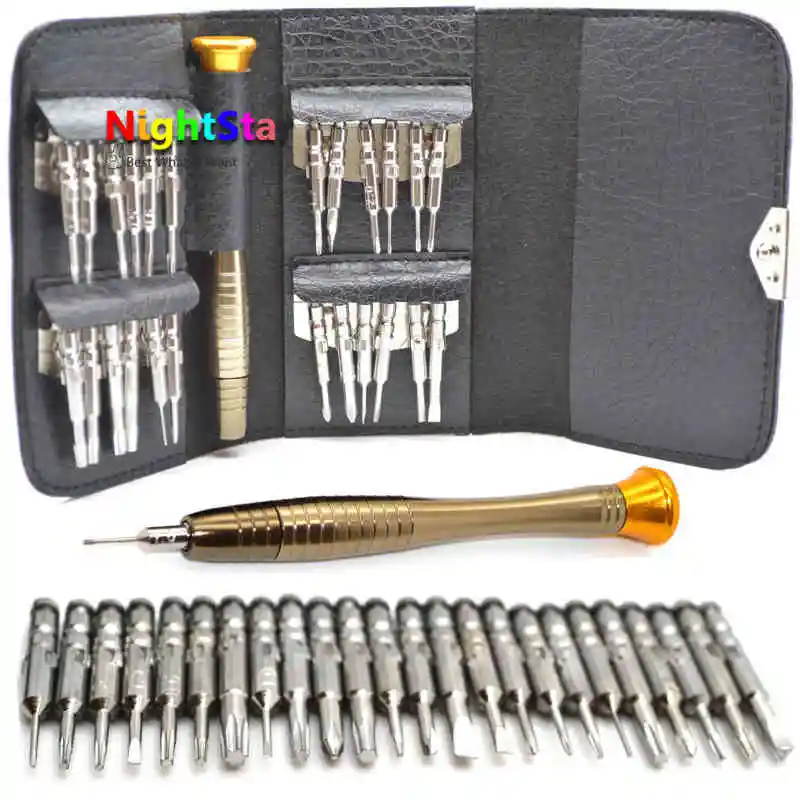 

25 in 1 screwdriver set Torx Screwdriver Wallet Set Repair Tools For iphone 4s 5s hand tools