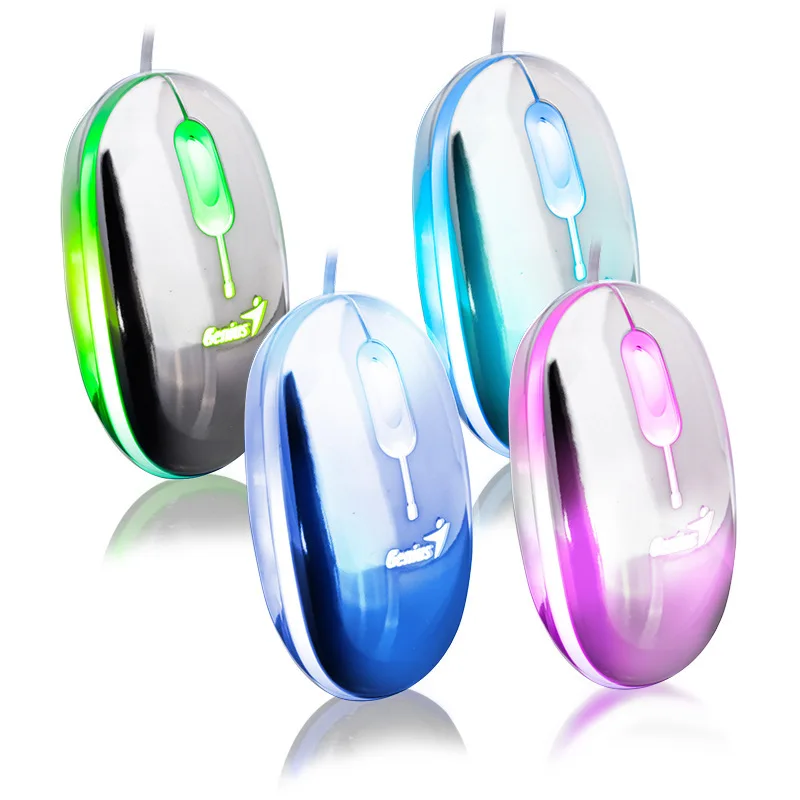 Genuine the phantom energy stone mouse colorful glass feel wired USB gaming free shipping |