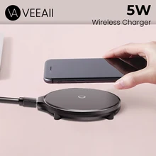 VEEAII 5 Вт Qi Беспроводное зарядное устройство для iPhone 11Pro X Xs MAX XR 8 Plus Беспроводная зарядка USB для samsung S8 S9 S10 Plus Xiaomi huawei