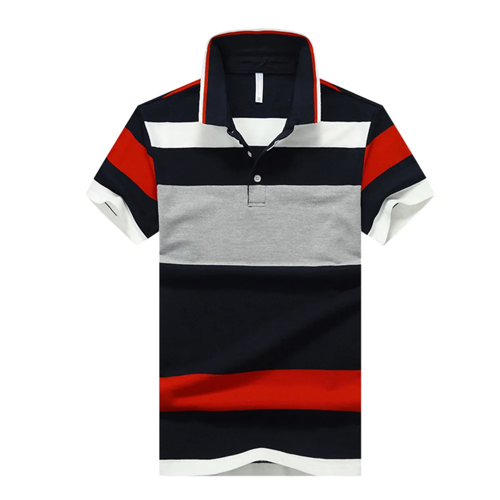 Высокое качество топы Для мужчин Поло рубашка D esigual Для Мужчин's 92% хлопковая рубашка-поло с коротким рукавом, Спортивная кофта Эннис B0401