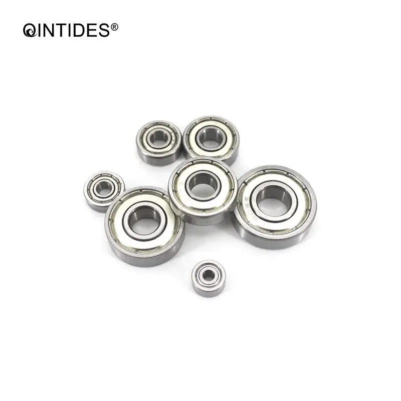 

QINTIDES 10PCS/Set Deep groove ball bearing 603 604 605 606 607 608 609 ZZ Z abec Miniature bearing
