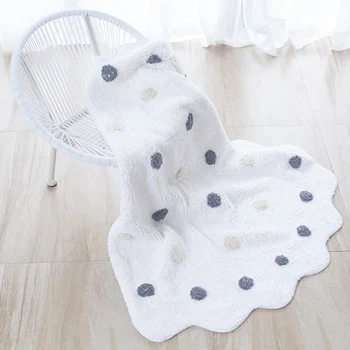 Nordic Cotton Round Wave Rug - Image 4