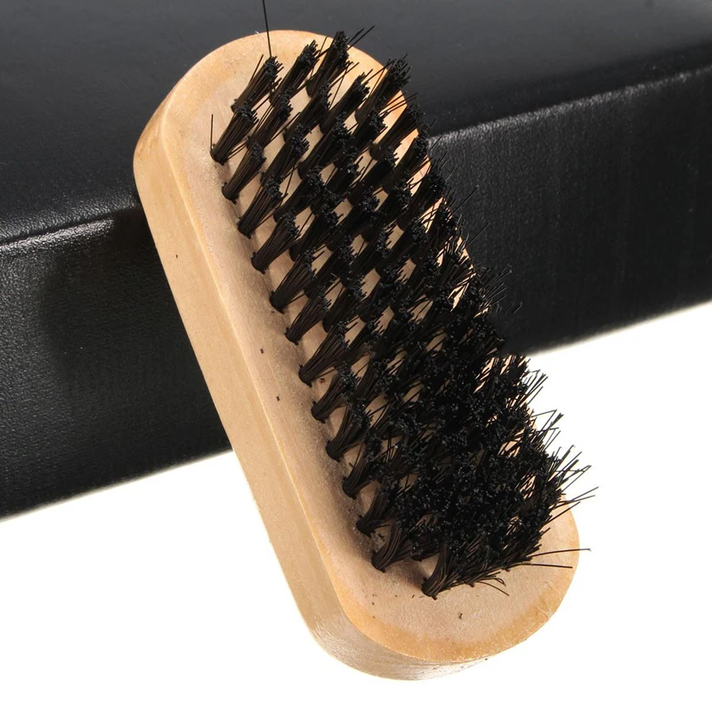 HQ 7 in 1 Travel Case Black & Neutral Shoe Shine Polish Brushes Cleaning Set Kit