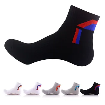 

5 Pairs/Lot High-Grade Tide Men's Sports Cotton Socks Outdoor Mountaineering Basketball Autumn/Winter Sport Sock