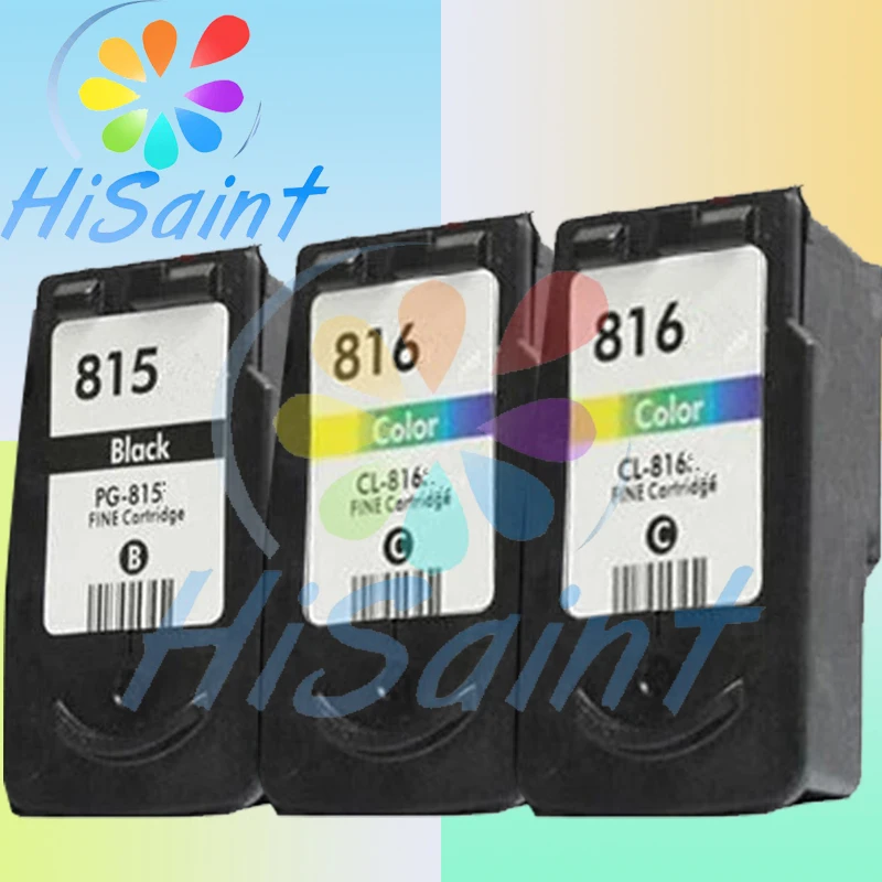 

1Black and 2color with compatible for Canon 815 816 for Canon IP2780 IP2788 MP259 MP498 MP236 inkjet printer ink cartridges chip