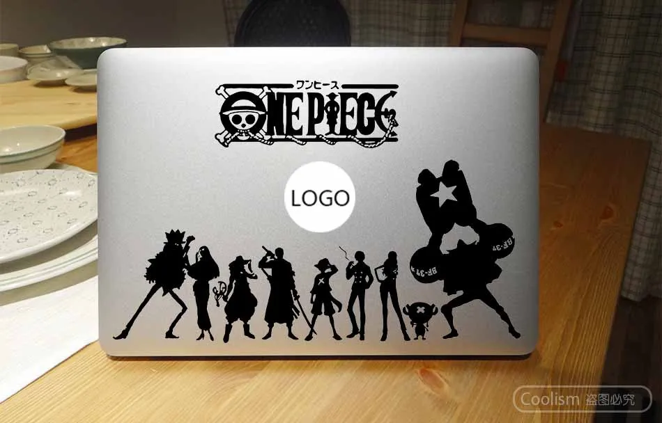 One piece семья аниме ноутбук наклейка для Apple чехол для MacBook Air 13 Pro retina 11 12 15 дюймов Mac mi поверхность наклейка для книги стикер s