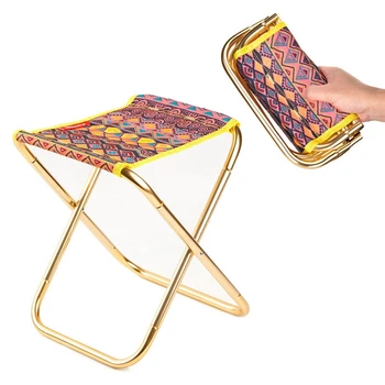 

Outdoor Camping Fishing Stool Folding Chair Hiking Picnic Beach Travel Seat with Pouch