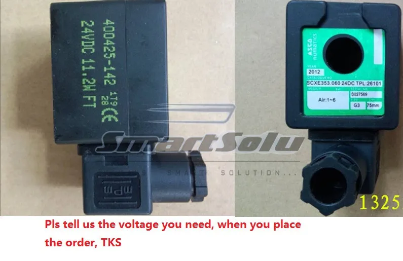

Free Shipping PCS Electric DIN solenoid Coils for ASCO pulse solenoid Valve 400425-142 , pulse valve solenoid type