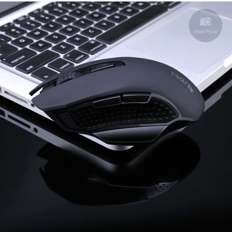 T-WOLF Q11 Mute Wireless Gaming Mouse 2400 DPI  (14)