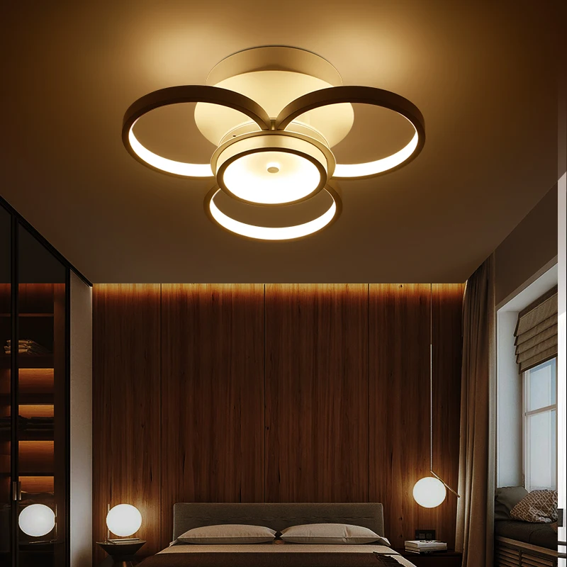 DAR 4/6/7 Cabezales Led Anillo de Acrílico Luz de Techo de la CA 110 V 220 V Montaje En Superficie Decorativa accesorios de Iluminación plafondlamp iluminacion