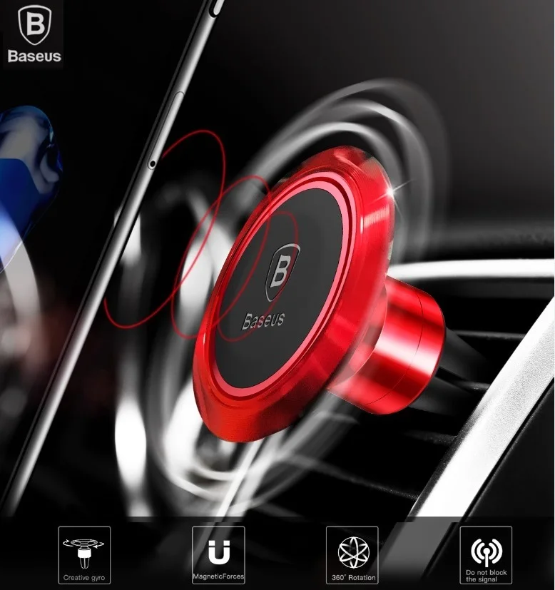 BASEUS Brand Gyro Air Vent Car Mount Bracket Mobile Phone