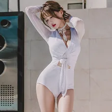 Женский спортивный слитный купальник Купальник Одежда для пляжа купальник закрытый Купальник для женщин пуш-ап кружево грудь сплошной