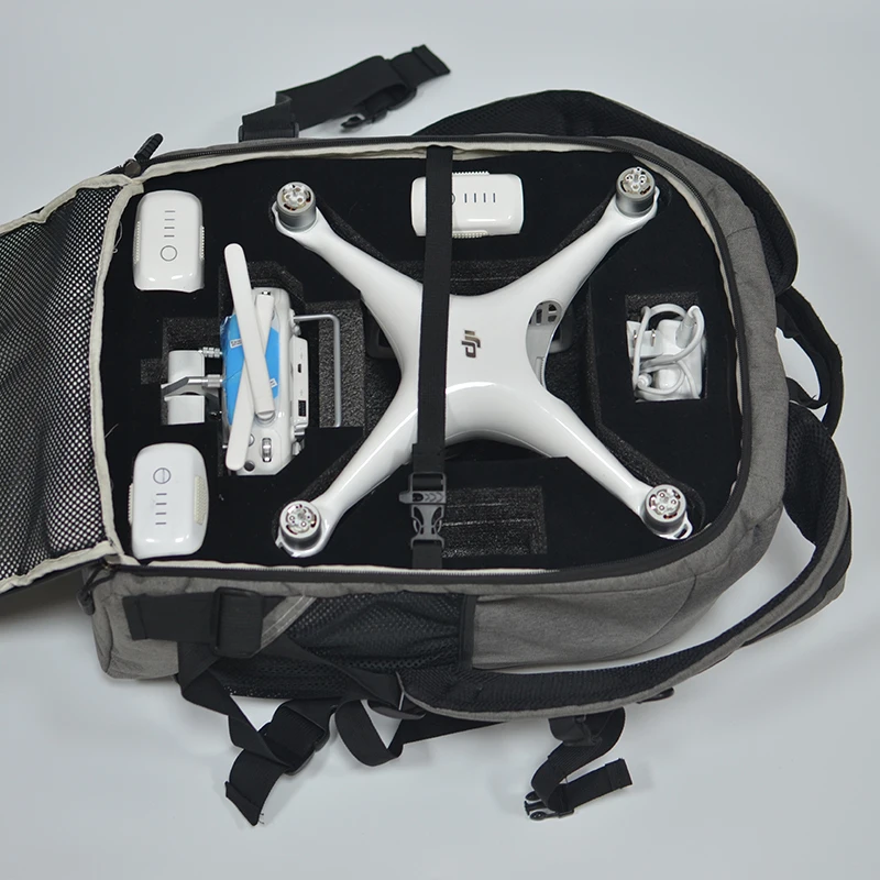 Backpack Bag Carrying Shoulder Bag Black Strip For DJI Phantom 4 Drone