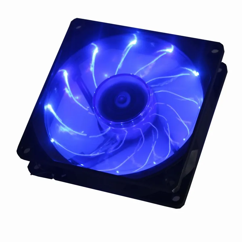 

2pcs/lot 92mm Red 15 LED Light DC 12V 3Pin 9225 92x25mm PC Case Computer Cooling Fan