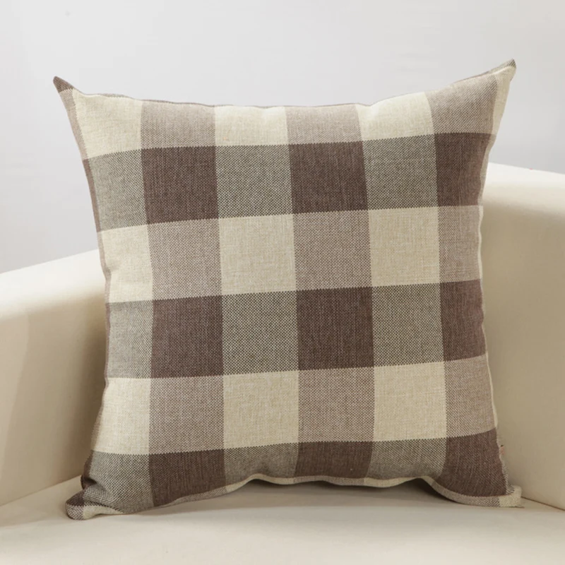 البوص وسادة تغطي أسود أحمر منقوشة مكتب صوفا ديكور رمي غطاء وسادة مربع المتوسط 45x45 سنتيمتر