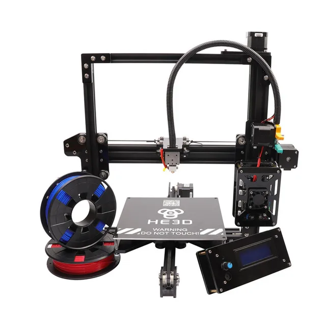 Special Offers 2019 Newest V slot HE3D reprap EI3 DIY 3D printer, auto level  single flexible  extruder  ,printing size 200*200*200mm