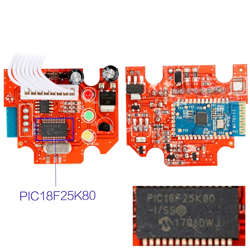A1 V1.5 Bluetooth wifi для Android IOS с чипами PIC18F25K80 OBD2 диагностический считыватель кода