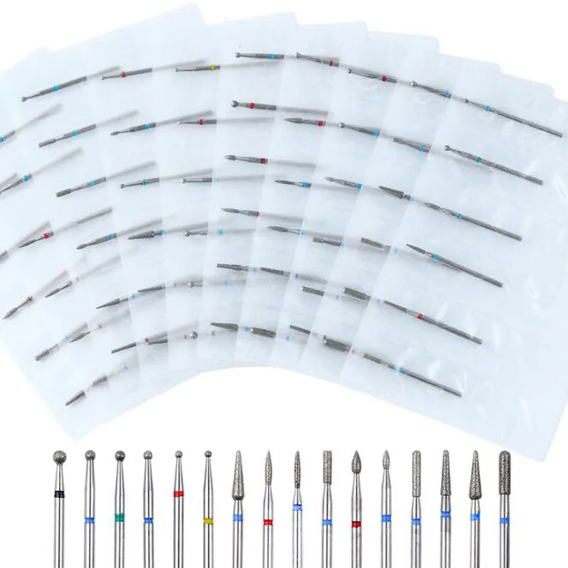 6 шт. шаровые сверла для ногтей, каменные керамические фрезерные корундовые фрезы, полировальная щетка, электрическая машинка, роторные заусенцы, маникюрные инструменты Se
