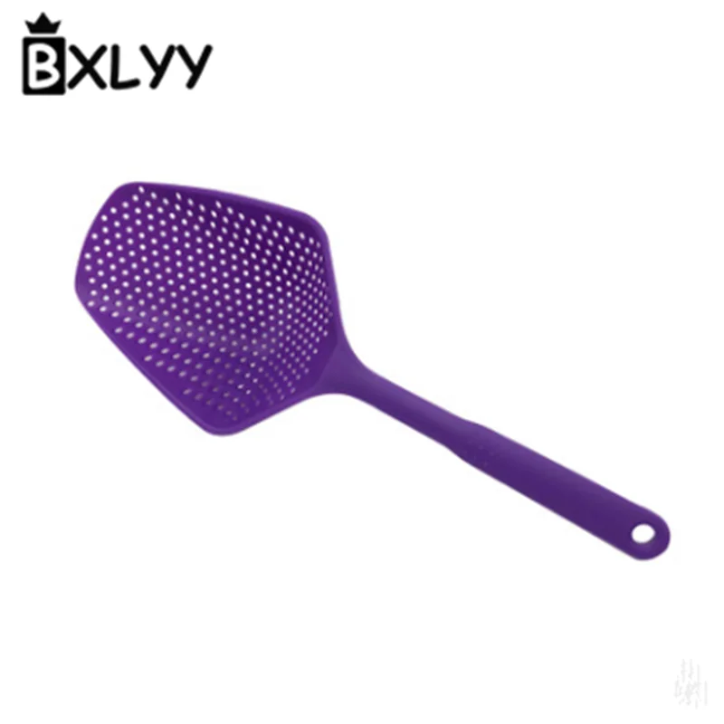 Фиолетовый BXLYY Кухня Integrated экономии воды пластиковая Лопата гаджеты дуршлаг Пластик лопатка для льда Кухня аксессуары вечерние Supplies.7z - Цвет: Фиолетовый