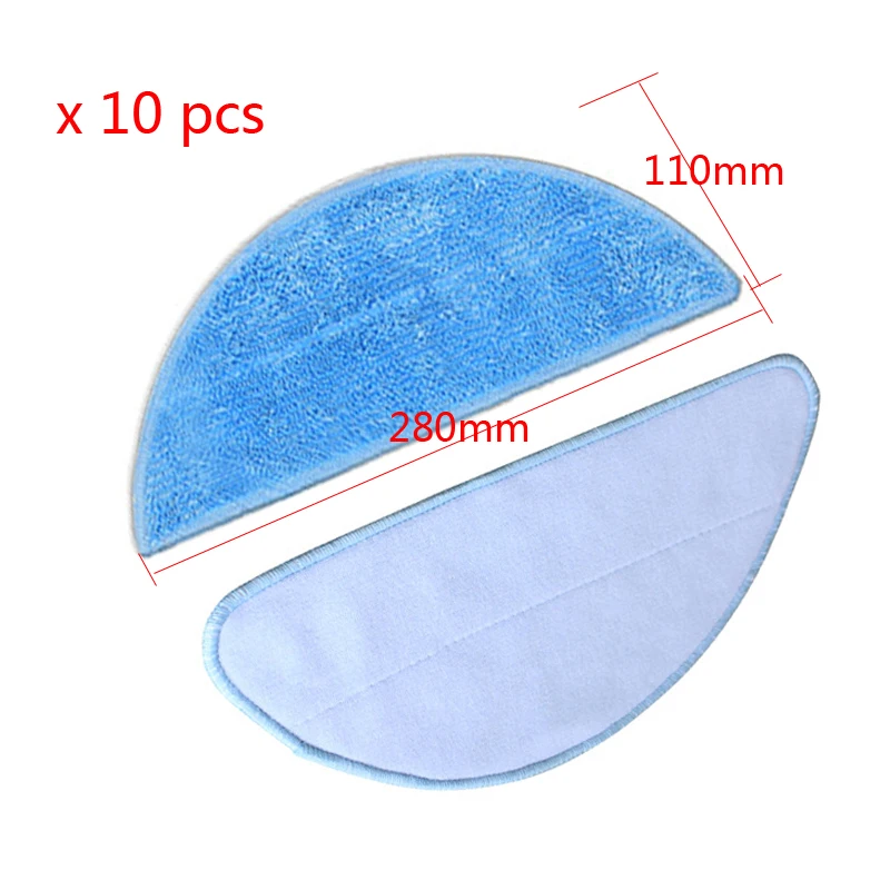 

10pcs Cleaning Mop cloth for ILife V50 smart Mop Robotic Vacuum Cleaner Clean Robot parts