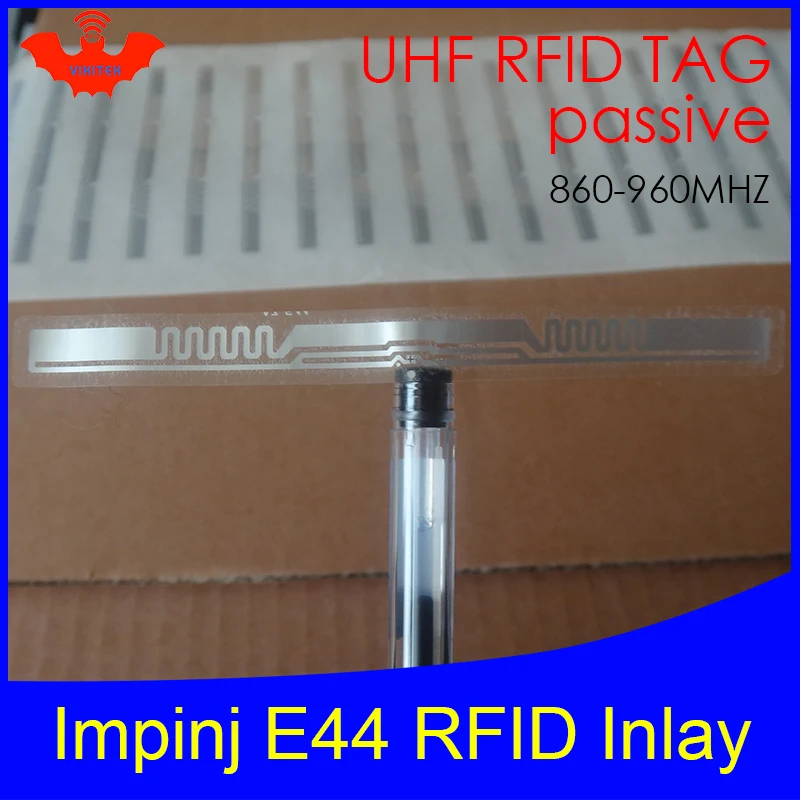 UHF RFID бирка Impinj E44 сухая инкрустация 915 МГц 900 МГц 868 МГц 860-960 МГц Higgs3 EPCC1G2 6C смарт-карта Пассивные RFID метки этикетка