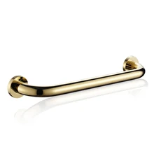 Позолоченные поручни для ванной комнаты для пожилых людей/инвалидов, 30~ 50 см Вешалки для полотенец или защитные поручни, Медные Поручни для ванной туалета