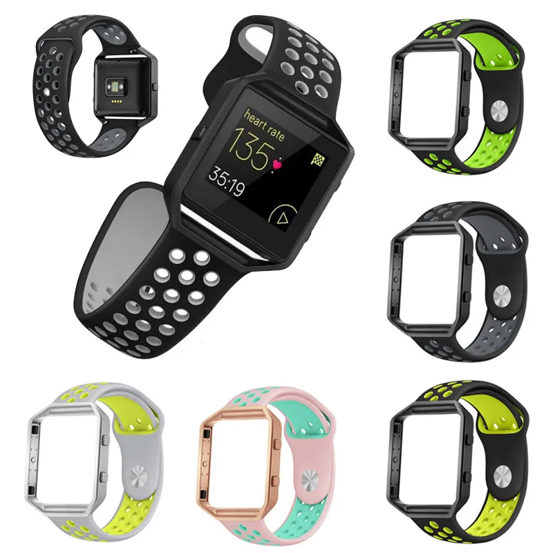 Фитнес-Браслет Fitbit Blaze мягкий силиконовый сменный спортивный ремешок для