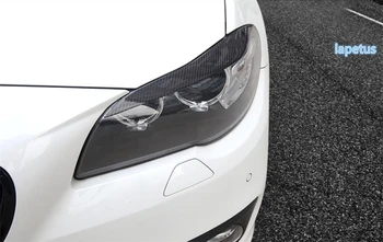 

Lapetus Front Head Lights Lamp Eyelid Eyebrow Decoration Frame Cover Trim 2 Pcs Fit For BMW 5 Series 2014 2015 2016 2017 Plastic
