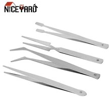 NICEYARD DIY ремесла Моделирование пайка торговля рабочий инструмент из нержавеющей стали ручной инструмент электронные сборщики 4 шт./компл. пинцет
