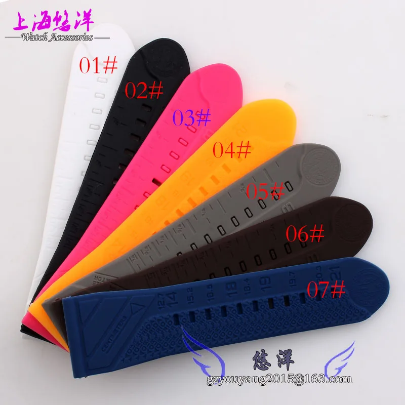 

Watch with environmental protection silicone rubber strap for seven on Friday 28 mm waterproof