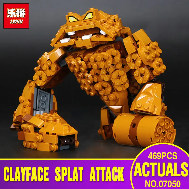 

Lepin 07050 469Pcs New Batman Movie Series The Rock Monster Clayface Splat Attack 70904 Building Blocks Bricks Education Toys