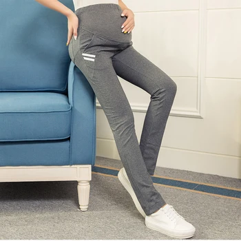 

Cotton Maternity Pants for Pregnant Women Autumn Winter Casual Elastic Waist Sports Pants Overalls Pregnancy Trousers Clothing