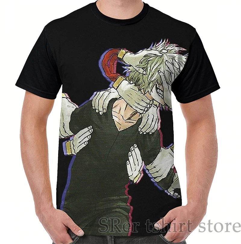 

Funny print men t shirt women Tops tee Tomura Shigaraki Graphic T-Shirt men O-neck Short Sleeve Casual tshirts