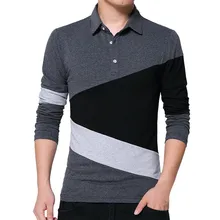 5XL брендовая мужская рубашка поло, с длинным рукавом, в стиле пэчворк, черная, с отворотом, тонкая, мужская, Tommis, лето, футболки, поло, топы, одежда