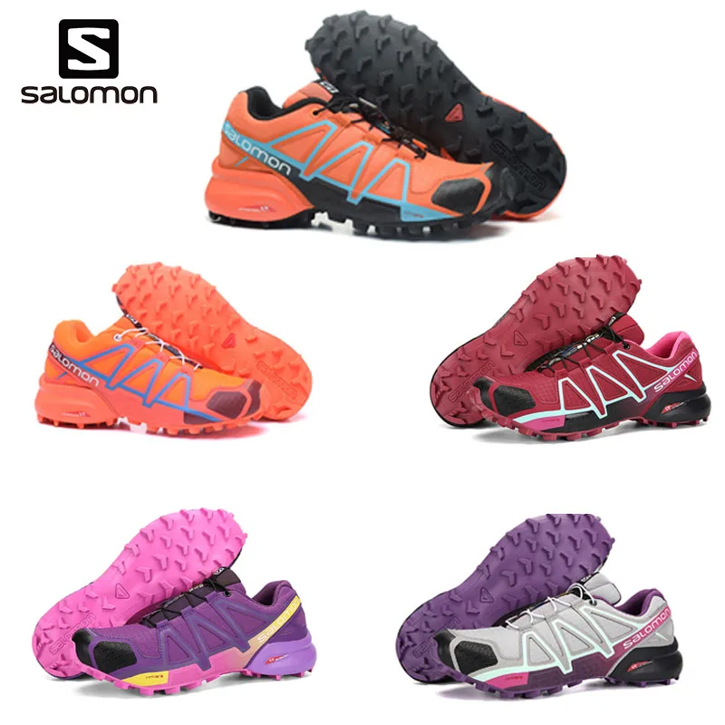 Новинка 2019 года Salomon speed Cross 4 легкие кроссовки Горячая ходьба бег обувь для женщин кроссовки оптовая продажа спортивные размеры 36-41 Лидер