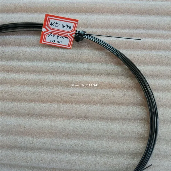Nitinol форма памяти провода, супер эластичные Нитиноловая проволока, провода nitinol, диаметр 0,9 м мм, 10 м оптовая продажа, Бесплатная доставка