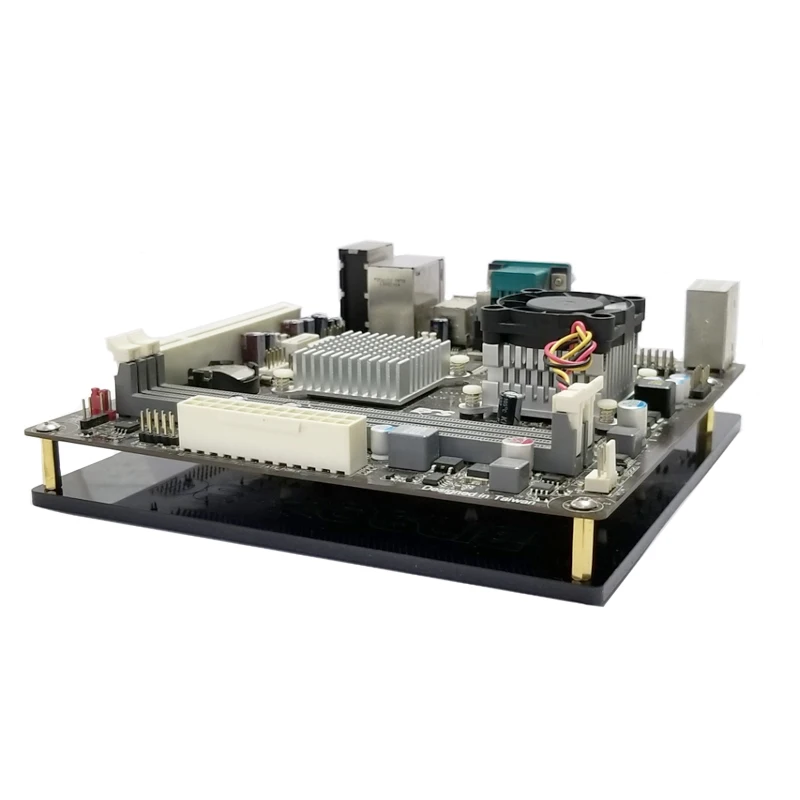ITX Motherboard bracket DIY BLACK acrylic itx Motherboard Graphics video Card Tray for Computer Thicken 4.5MM