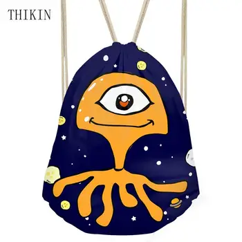 

THIKIN Funny Cartoon Printing Swim Bag Women Causal Sports Bags 2019 New School Students Backpack Beach Customized Bolso