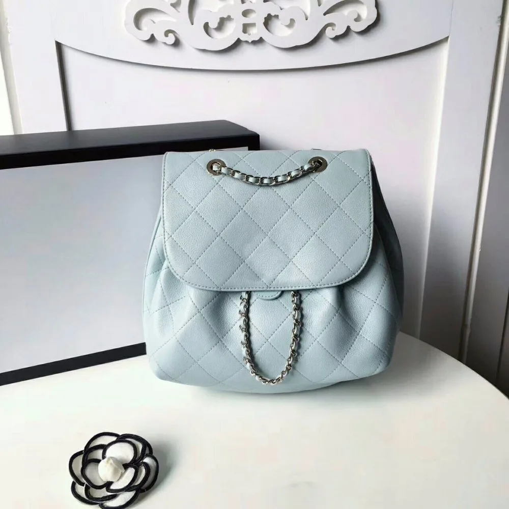 

WG06381 Fashionable Luxury Backpack Simple Portable Folding Europe Designer Backpack Europe Brand Runway Luggage Bag