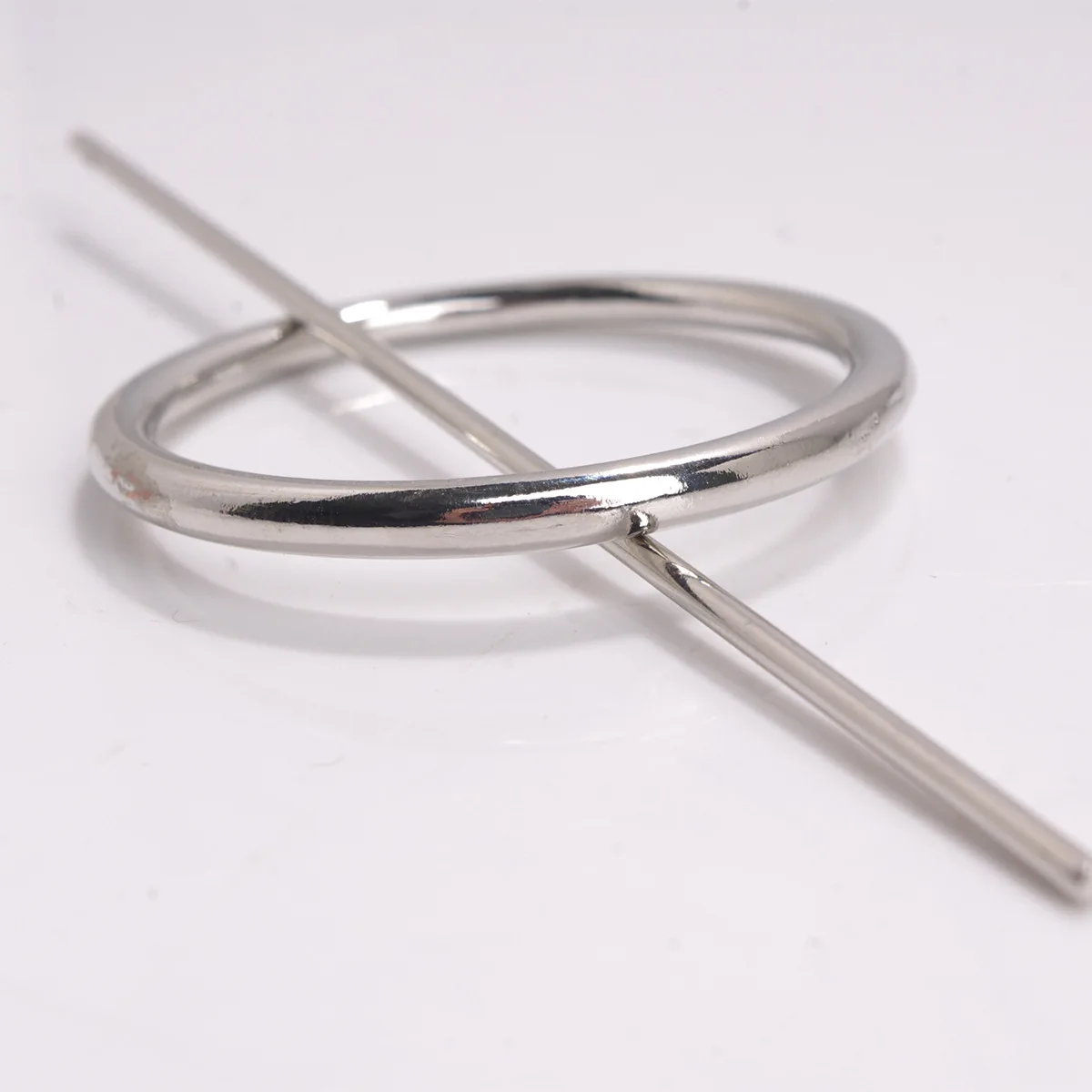 Fashion hair accessories geometric round hollow hairpin headwear circle hairpin jewelry