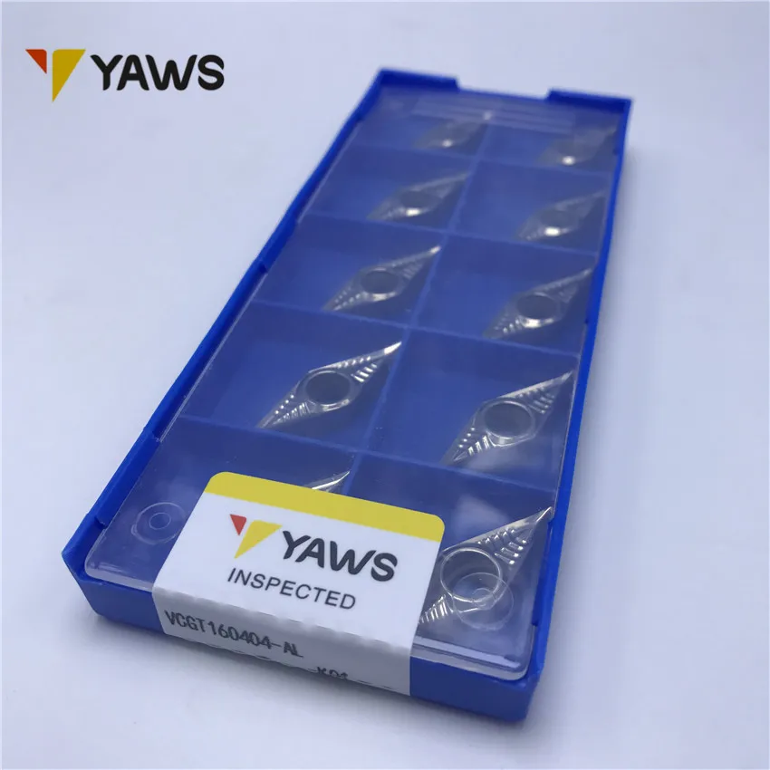 Freeshipping VCGT160404 AL K01 tool insert Aluminum inserts for carbide