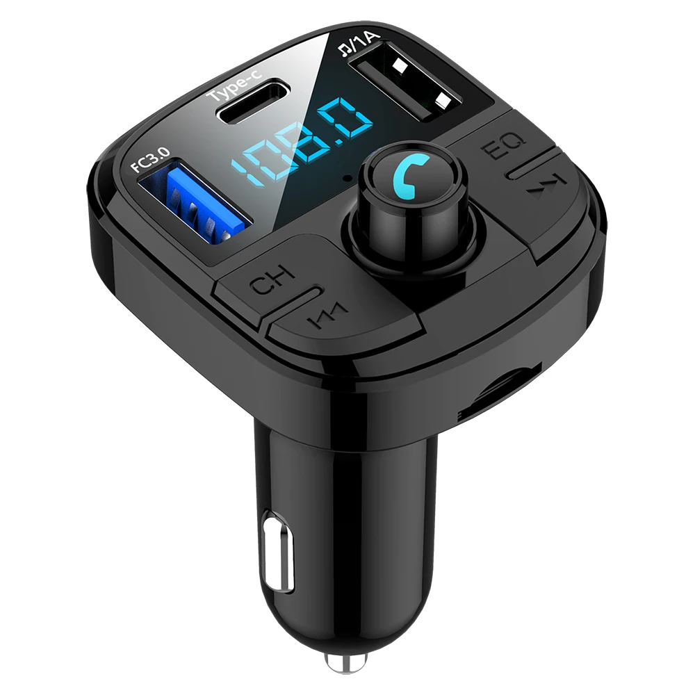 FM-трансмиттер BT29 автомобильный беспроводной с поддержкой Bluetooth 5 0 и ЖК-дисплеем |