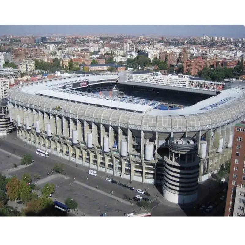 Реал Мадрид 3D головоломка модель Estadio Стадион Санта Бернабеу подарок в штучной упаковке собранные строительные игрушки для детей