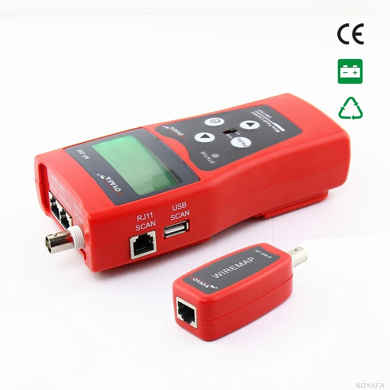 

Free Shipping!! NOYAFA NF-308 Multipurpose Network Ethernet LAN Phone Cable Tester wire tracker, USB coaxial