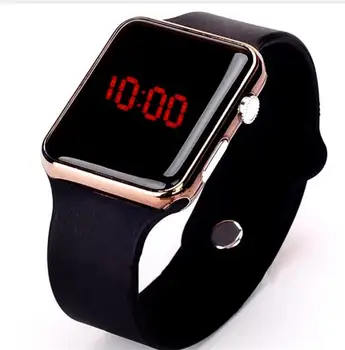 

Digital LED MEN men Watches Rubber Watchband Wristwatch Watch man Watch Male Military hodinky ceasuri Saat 2019 Fashion