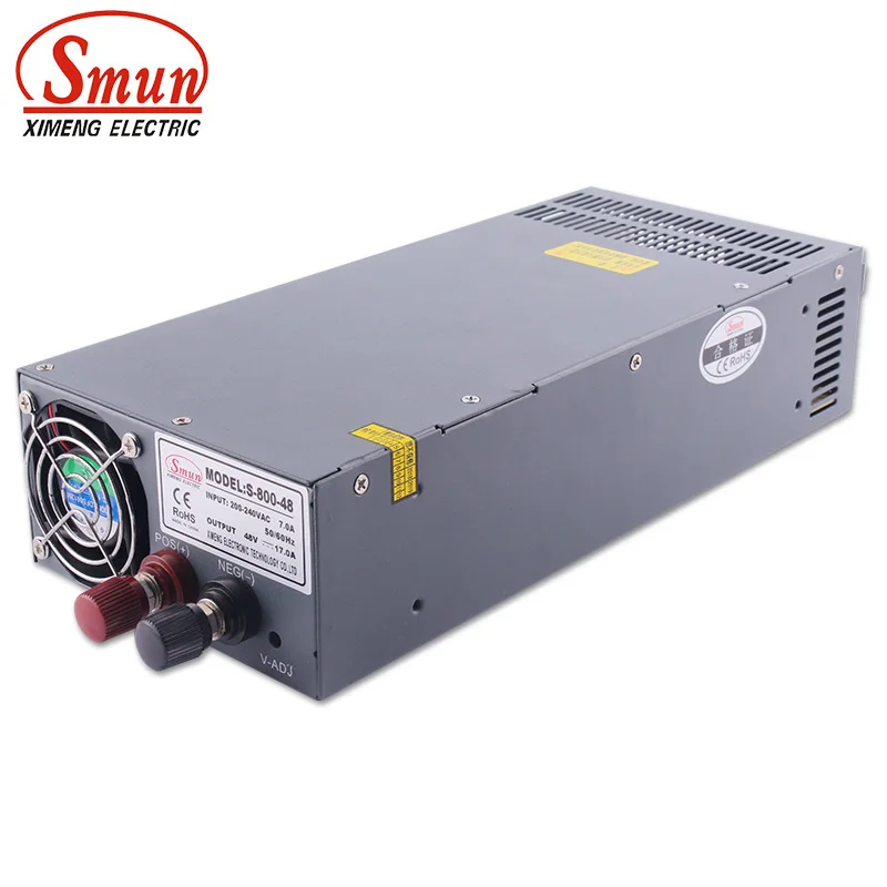 Mean Well Scn-800-48 Power Supply 230vac X 48 VDC 16.6 Amps 1 Year for sale online 