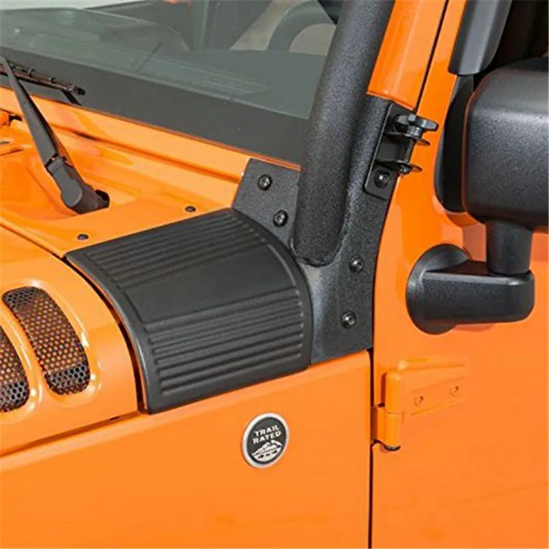 2PCS Durable Black Cowl Body Armor for Jeep Wrangler