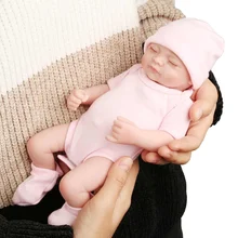 11 Polegada silicone macio reborn bonecas realista bebê recém-nascido menina para venda lifelike bebê bonecas crianças playmate presente da menina 28cm