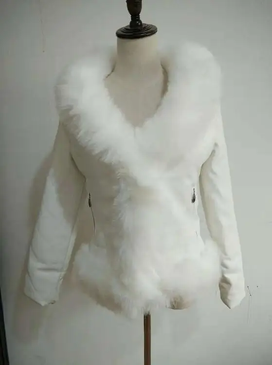 Пальто из лисьего меха с большим воротником в стиле пэчворк, Женское зимнее новое пальто, женские куртки с длинным рукавом, куртка из искусственной кожи, пальто из искусственного меха L1222